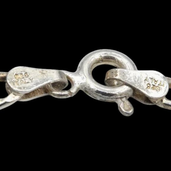 Italian Sterling Silver Mariner's Anchor Link 30" Chain Unisex - Picture 4 of 7